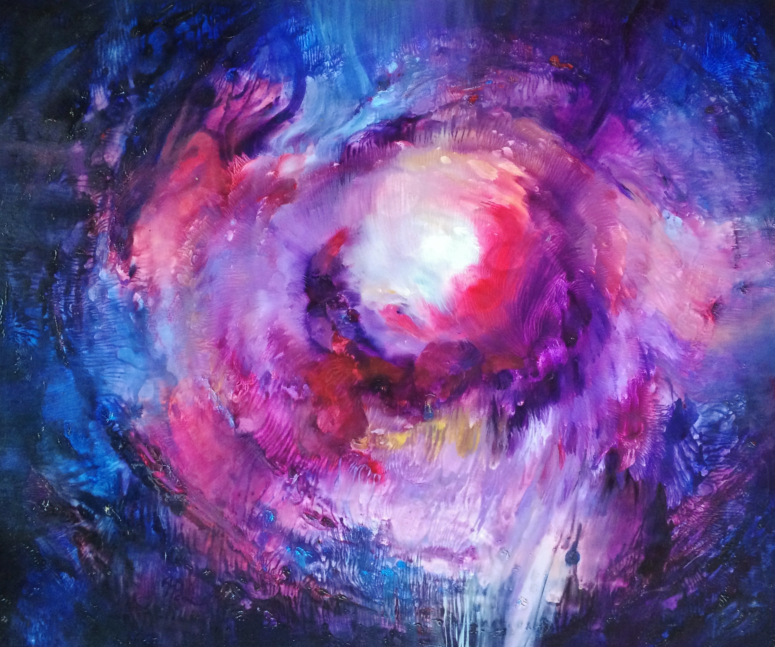 Anna Daria Merska, "Wewnętrzne Słońce XIX", olej na płótnie, 100 x 120 cm, 2012, cena: 4500 zł